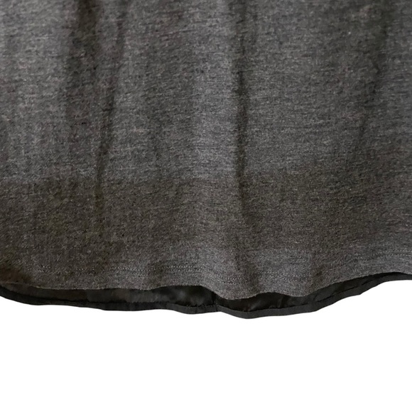 Vince Gray Black Mixed Media Long Sleeve Top Size Medium Lightweight Flowy - Picture 4 of 8